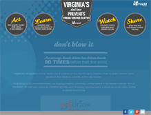 Tablet Screenshot of dontblowitva.com